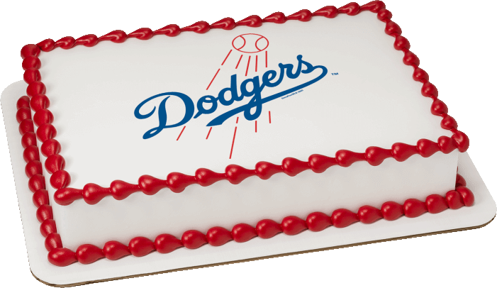 MLB Los Angeles Dodgers Personalized Edible Image By PhotoCake 4651